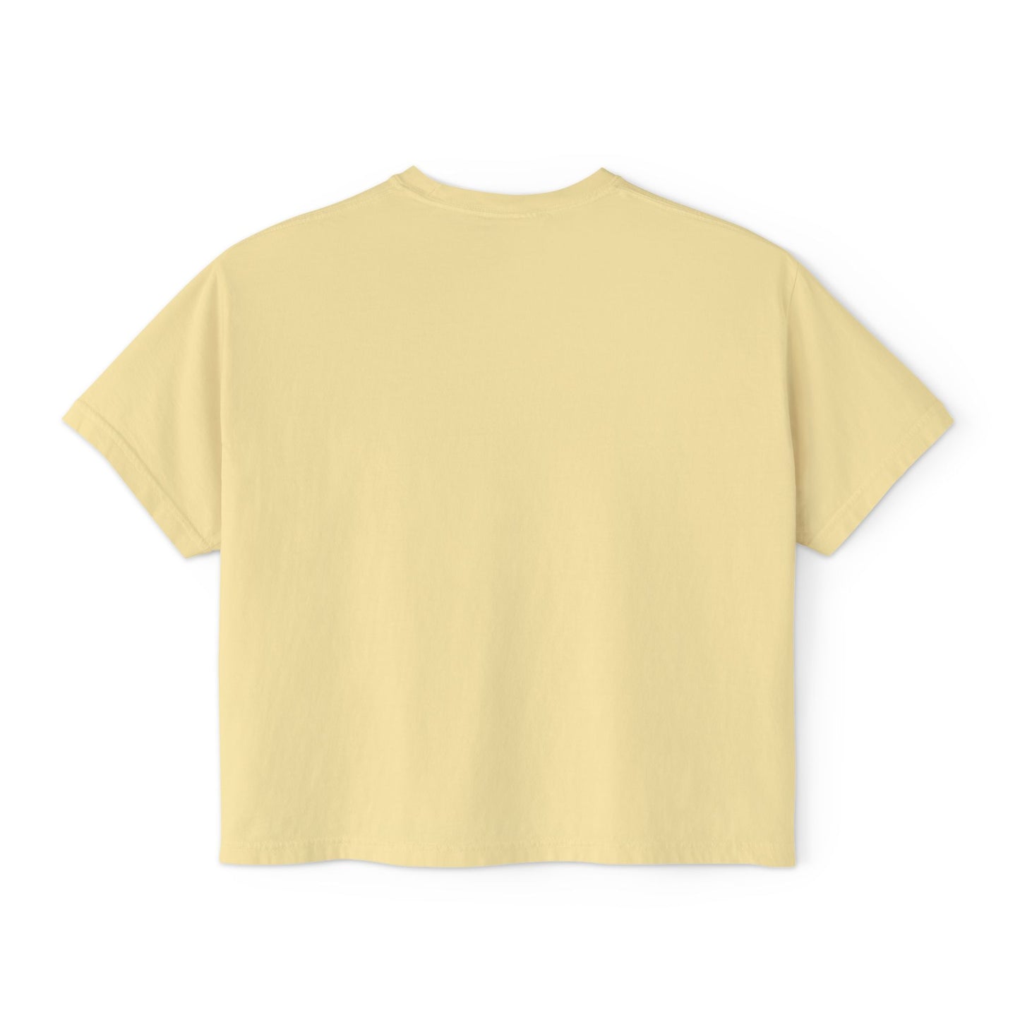 Soft Like Deer Women's 100% Cotton Boxy Cropped T-shirt Eco-friendly