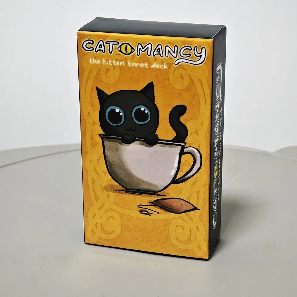 Catomancy Tarot Deck - 78 Cards with Soft Cat Paws Design