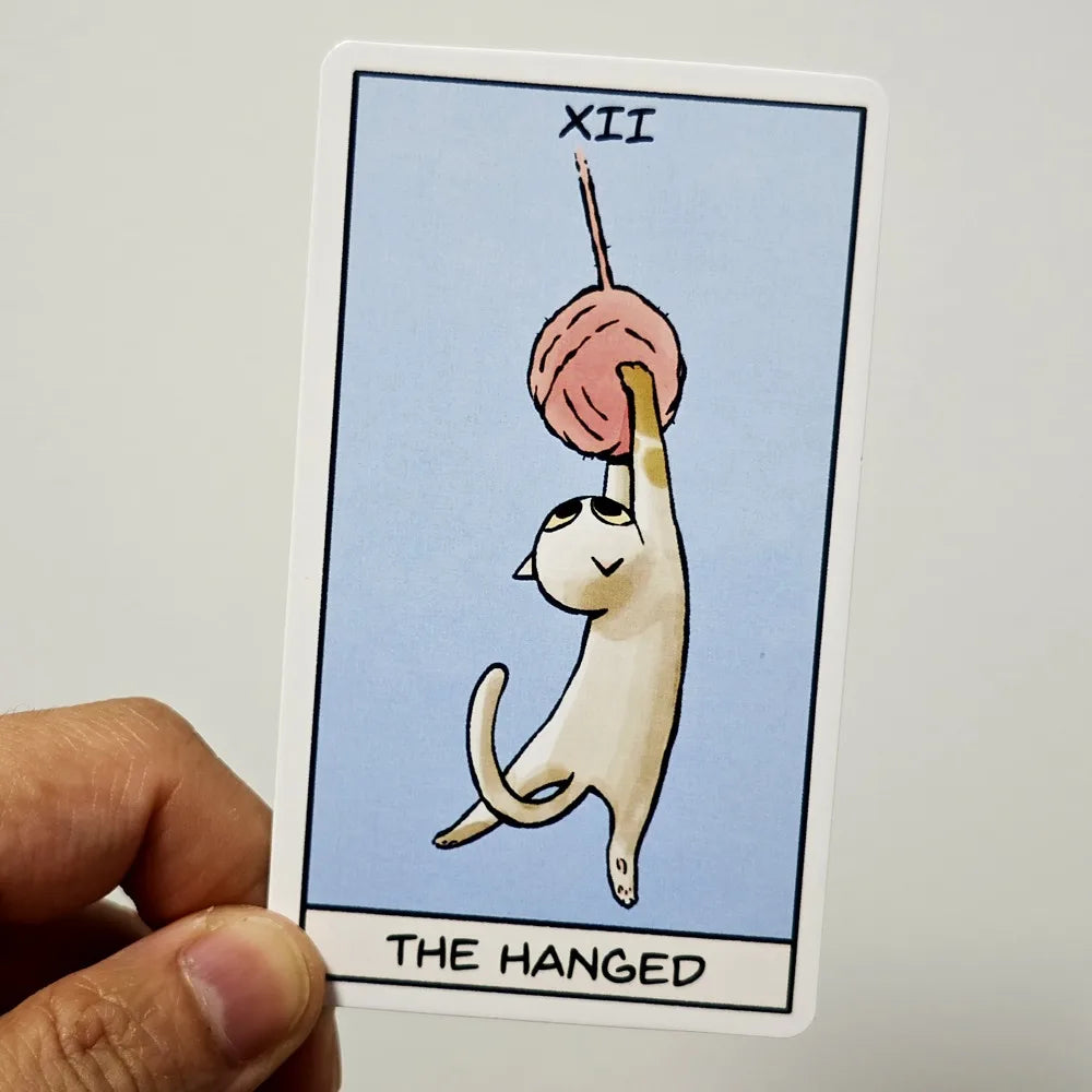 Catomancy Tarot Deck - 78 Cards with Soft Cat Paws Design