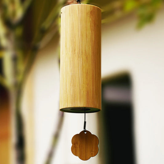 Sound Healing Wind Chimes - Bamboo Chord Handmade Musical Windchime