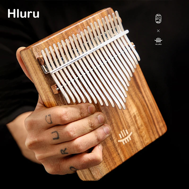 Hluru 17/21-Key Kalimba Thumb Piano - High-Quality Wood, Portable Instrument